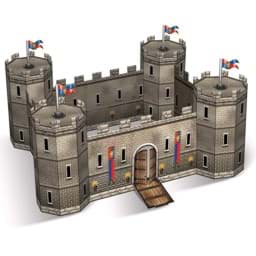 Zeige Details für 3D-Burg Tischdeko Bild von 3D-Burg Tischdeko