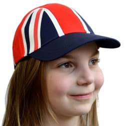 Zeige Details für Kids Baseball Cap Union Jack Blue Shield Bild von Kids Baseball Cap Union Jack Blue Shield