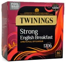 Zeige Details für Twinings Strong English Breakfast 80 Bags 250g Bild von Twinings Strong English Breakfast 80 Bags 250g