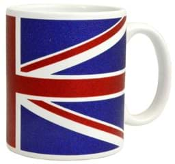 Bild von Union Jack Mug Glitter