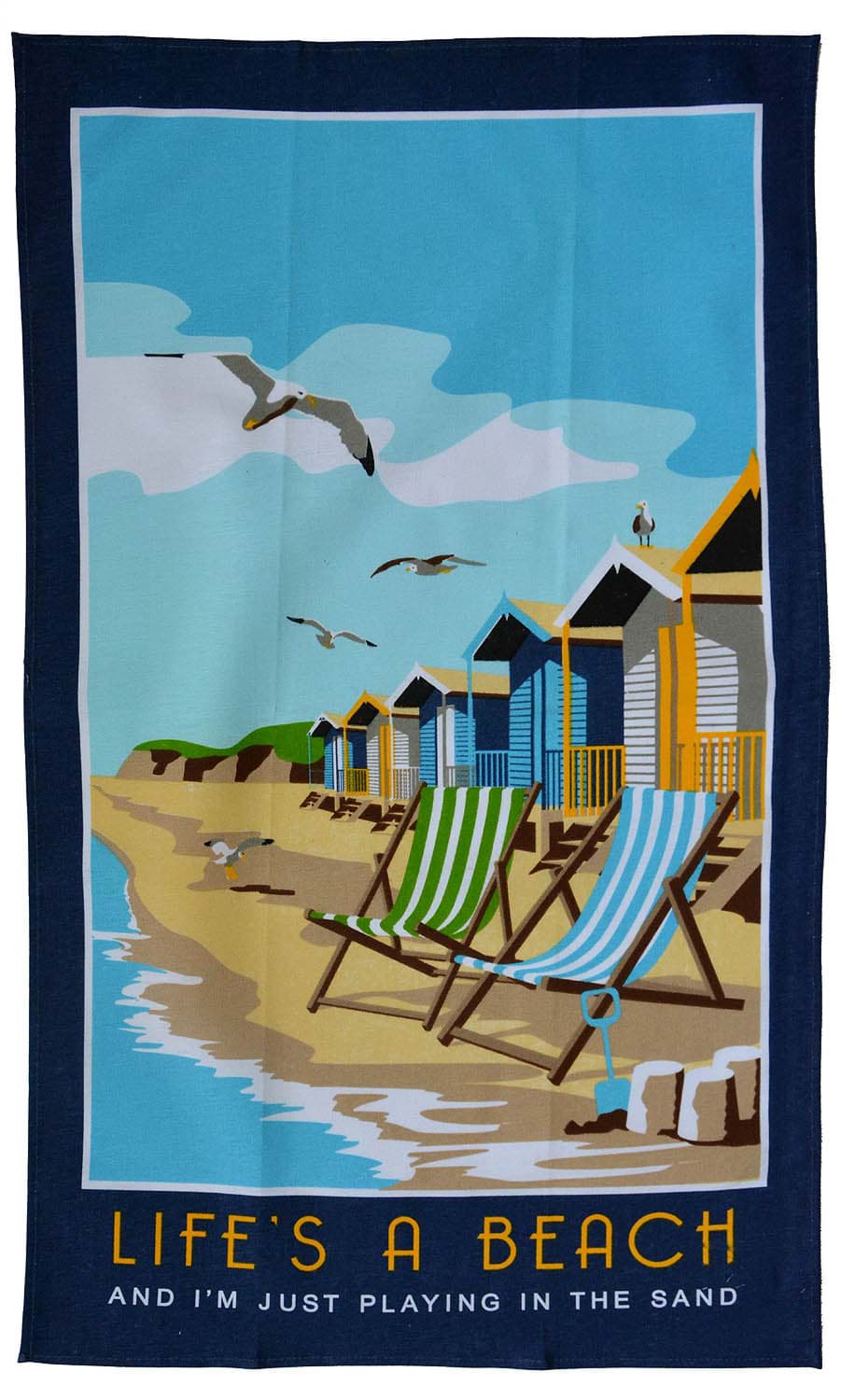 Picture of Life's A Beach Tea Towel 50cm x 80cm