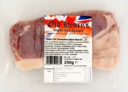 Picture of Old Henry's Unsmoked Rindless Back Bacon 250g