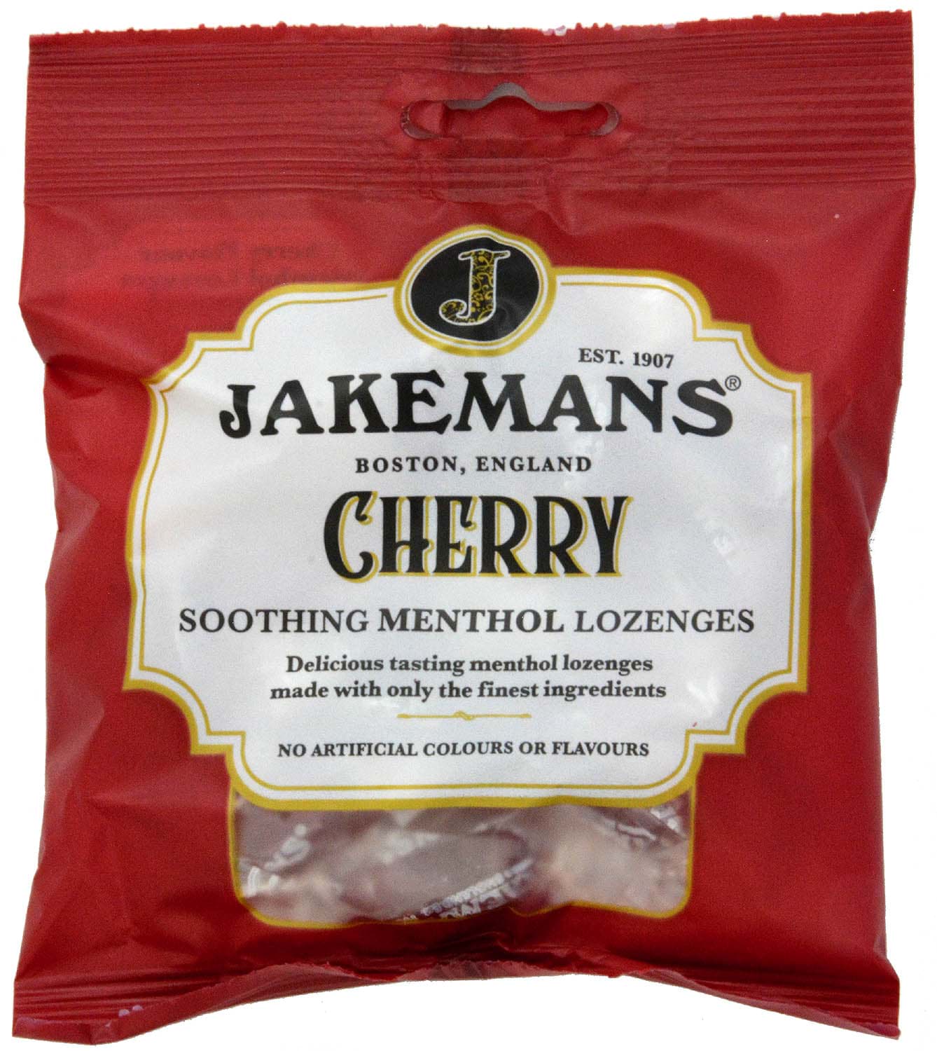 Picture of Jakemans Cherry Menthol Sweets 73g