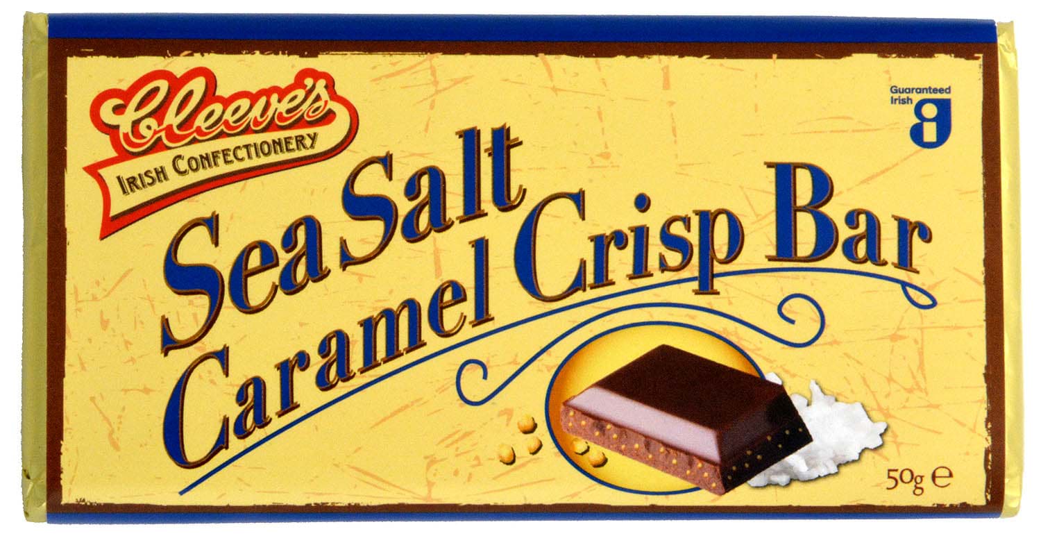 Picture of Cleeves Sea Salt Caramel Crisp Bar 50g