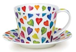 Zeige Details für Dunoon Islay Cup & Saucer Warm Hearts by Caroline Bessey Bild von Dunoon Islay Cup & Saucer Warm Hearts by Caroline Bessey