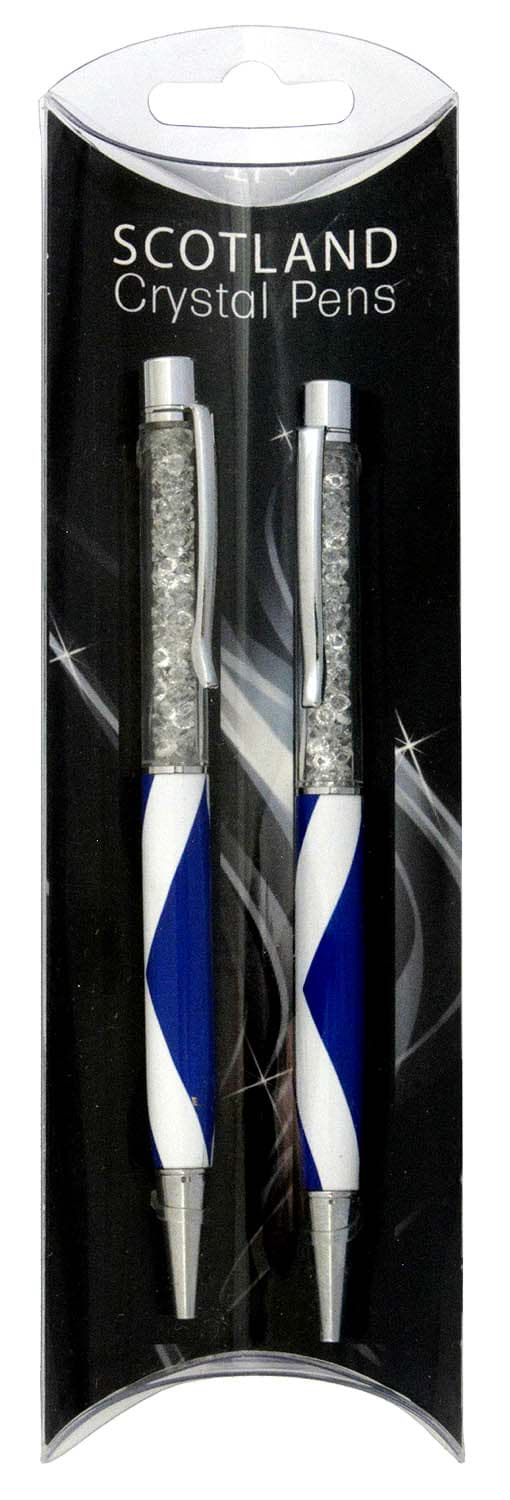 Picture of Ball Pen Set Scotland Saltire Crystal