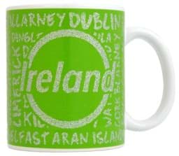 Zeige Details für Glitzer-Keramiktasse Ireland Bild von Glitzer-Keramiktasse Ireland