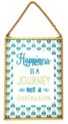 Zeige Details für Happiness Is A Journey Not A Destination . Glasbild 13cm x 18cm Bild von Happiness Is A Journey Not A Destination . Glasbild 13cm x 18cm
