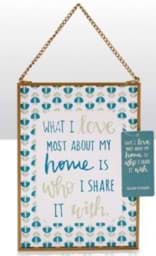 Zeige Details für What I Love Most About My Home . Glasbild 13cm x 18cm Bild von What I Love Most About My Home . Glasbild 13cm x 18cm