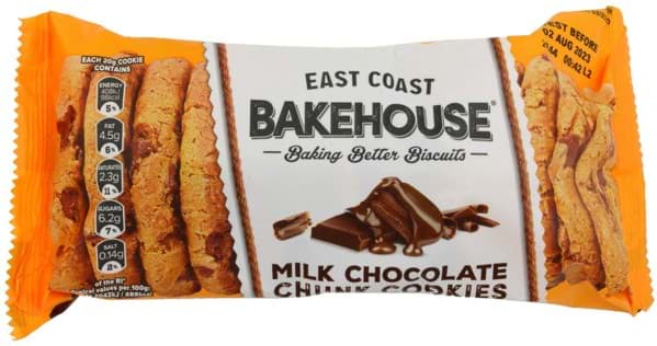 Bild von East Coast Bakehouse Milk Chocolate Chunk Cookies 160g