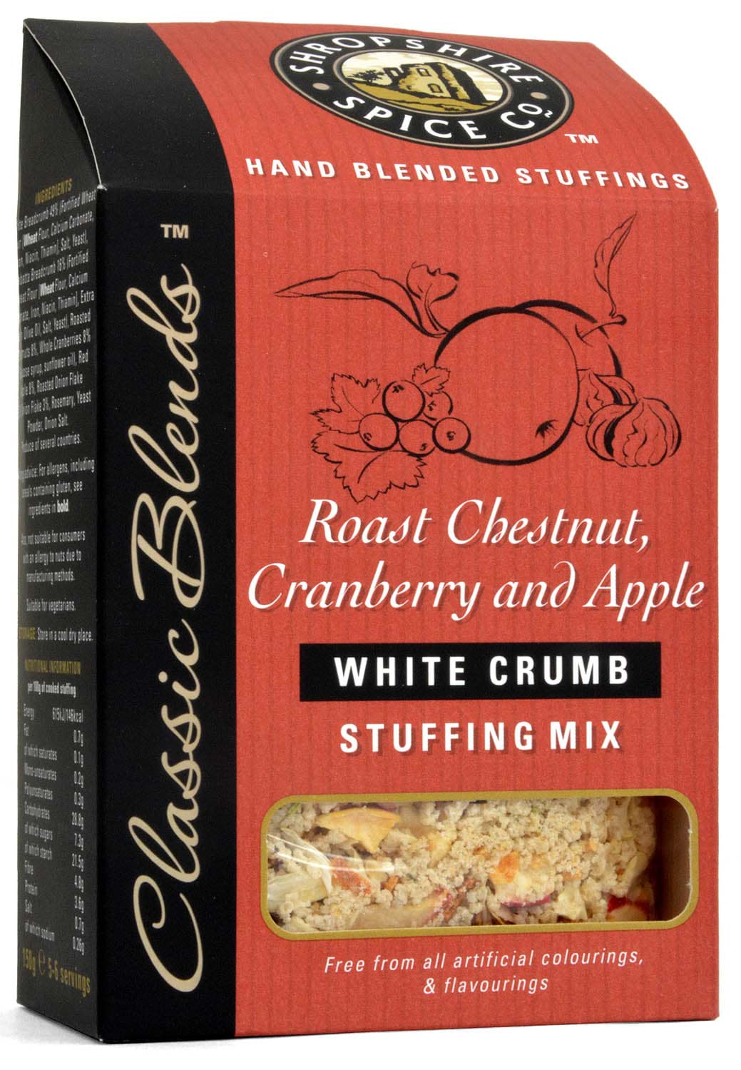 Picture of Shropshire Roast Chestnut, Cranberry and Apple Stuffing Mix 150g
