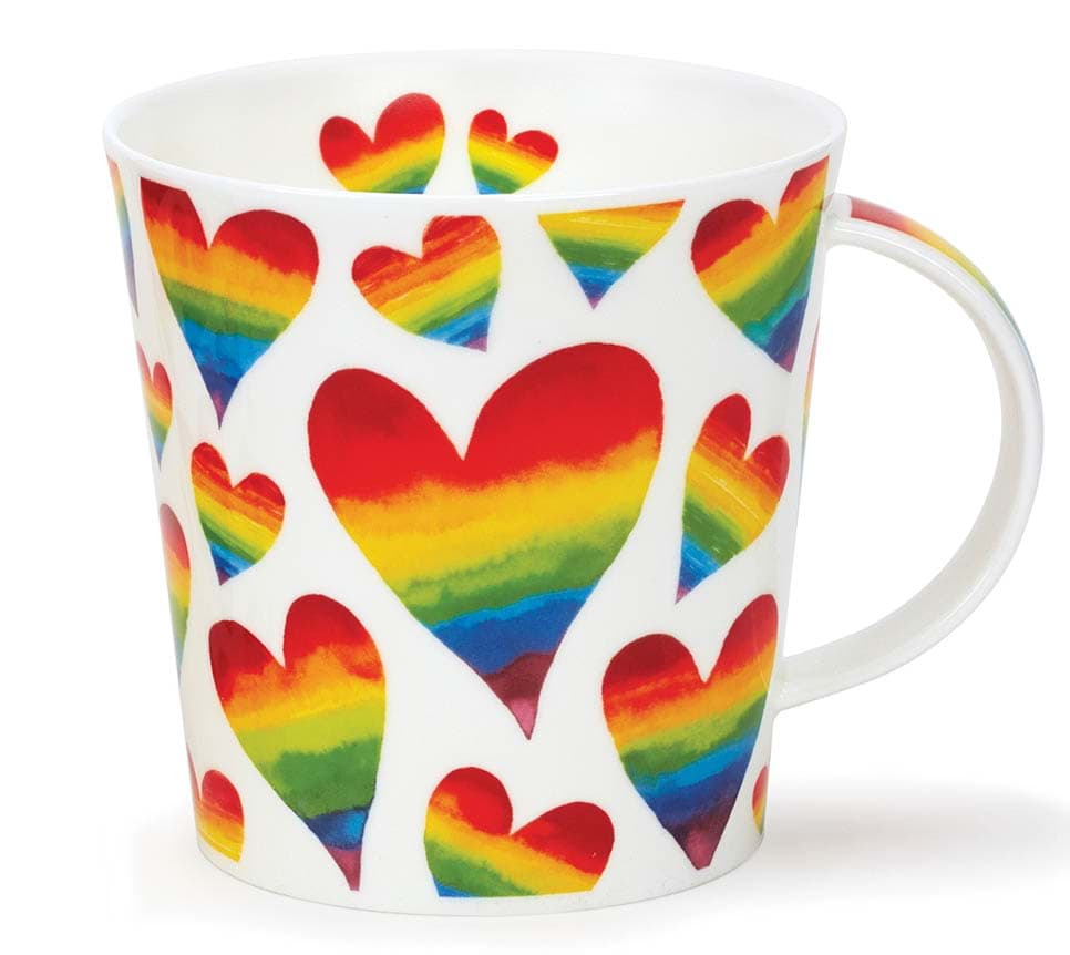 Bild von Dunoon Cairngorm Rainbow Hearts by Caroline Bessey