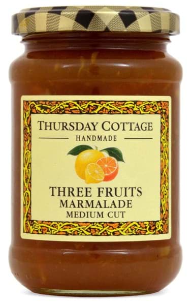 Bild von Thursday Cottage Three Fruits Marmalade Medium Cut 340g