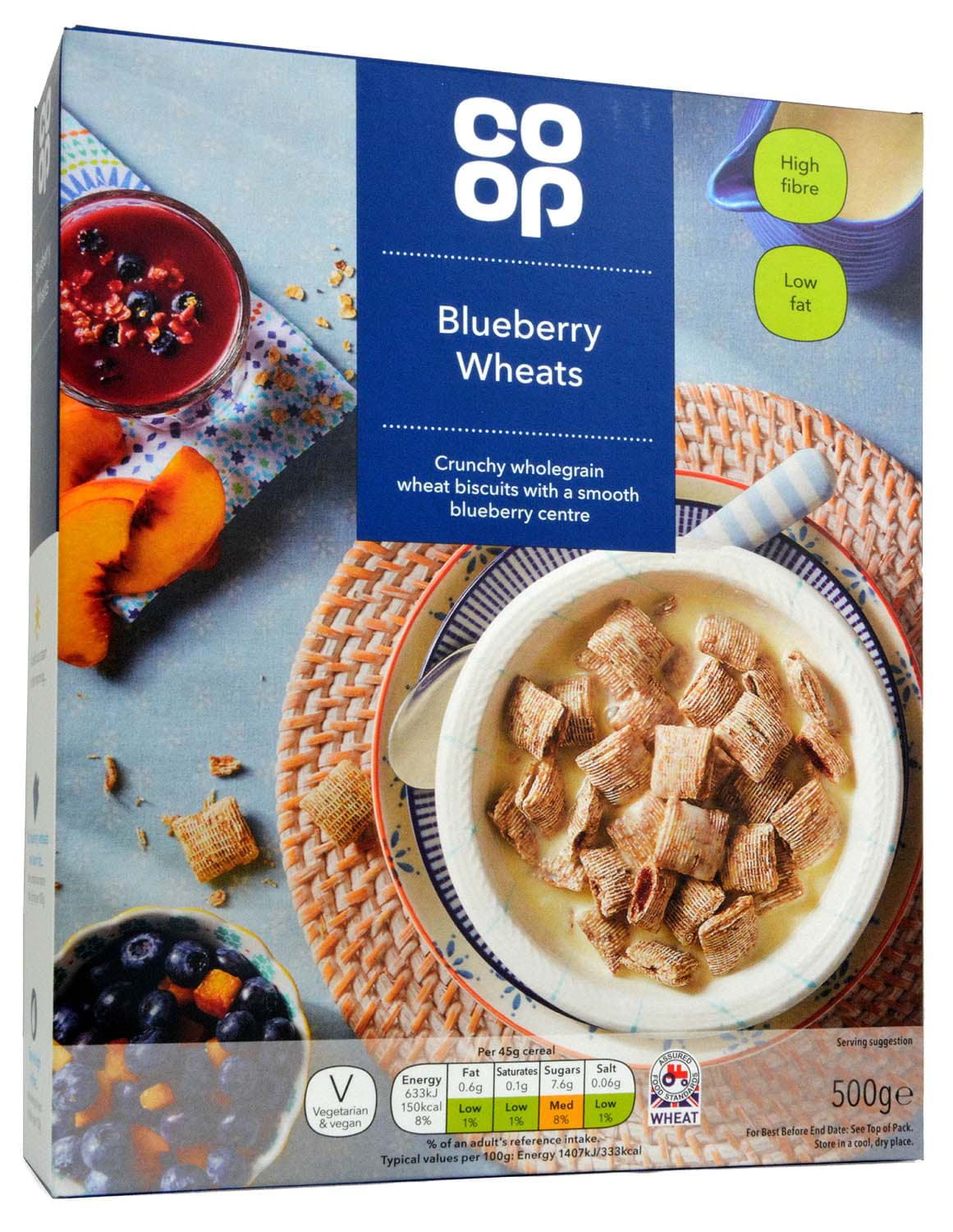 Bild von Co-op Blueberry Wheats 500g