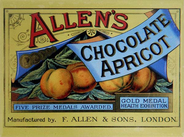 Bild von Magnet ´Allen´s Chocolate Apricot´