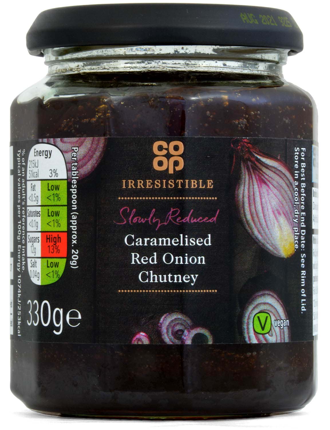 Picture of Co-op Caramelised Red Onion Chutney 330g