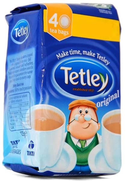 Bild von Tetley Tea 40 Teebeutel - 125 g MHD 03/2023
