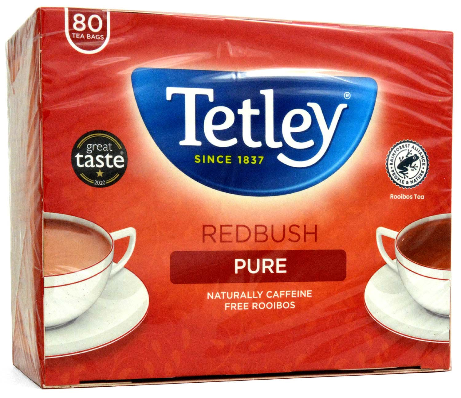 Bild von Tetley Redbush Tea 80 Bags 200g