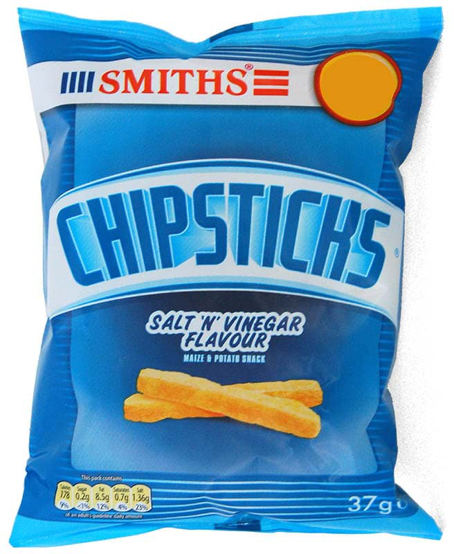 Bild von Smiths Chipsticks Salt & Vinegar 30x37g Box