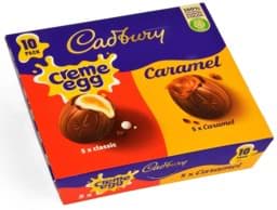 Bild von Cadbury Mixed 10-pack Creme Eggs and Caramel Eggs