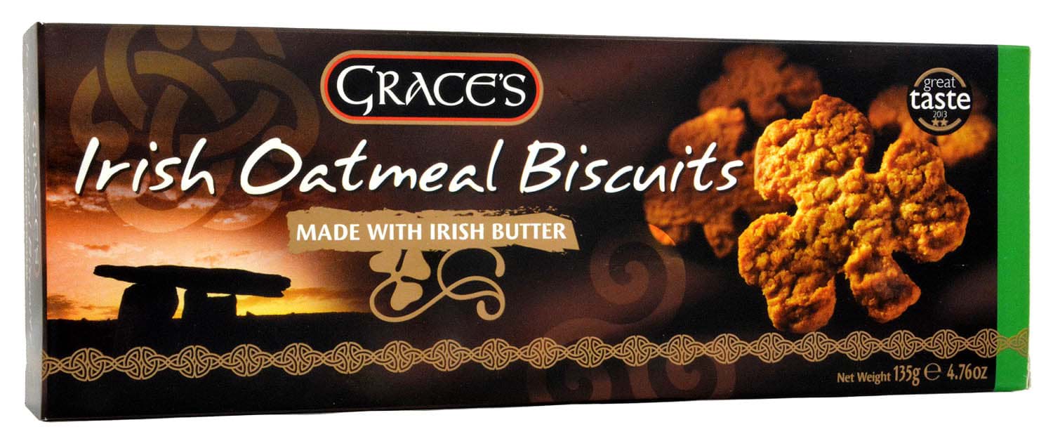 Bild von Graces Irish Oatmeal Biscuits 135g