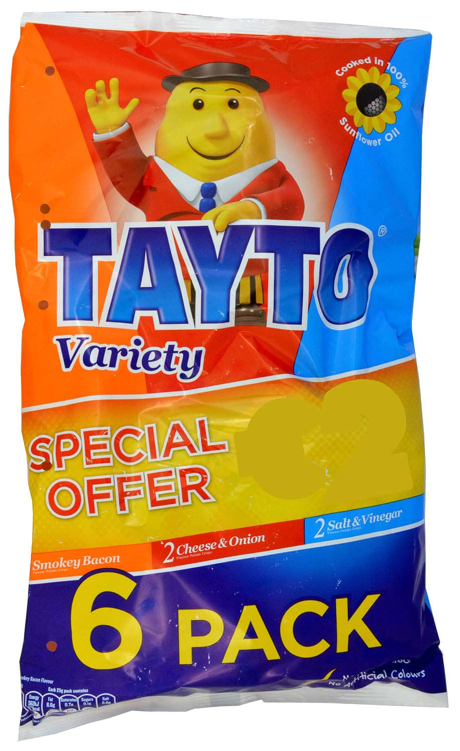 Bild von Tayto Variety Crisps 6 x 25g