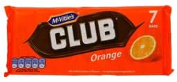 Bild von McVities Club Orange 7 Riegel 154g