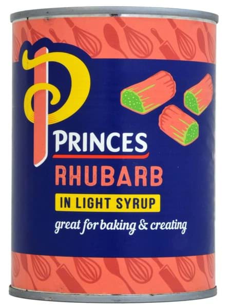 Bild von Princes Rhubarb in Light Syrup 540g MHD 06/23