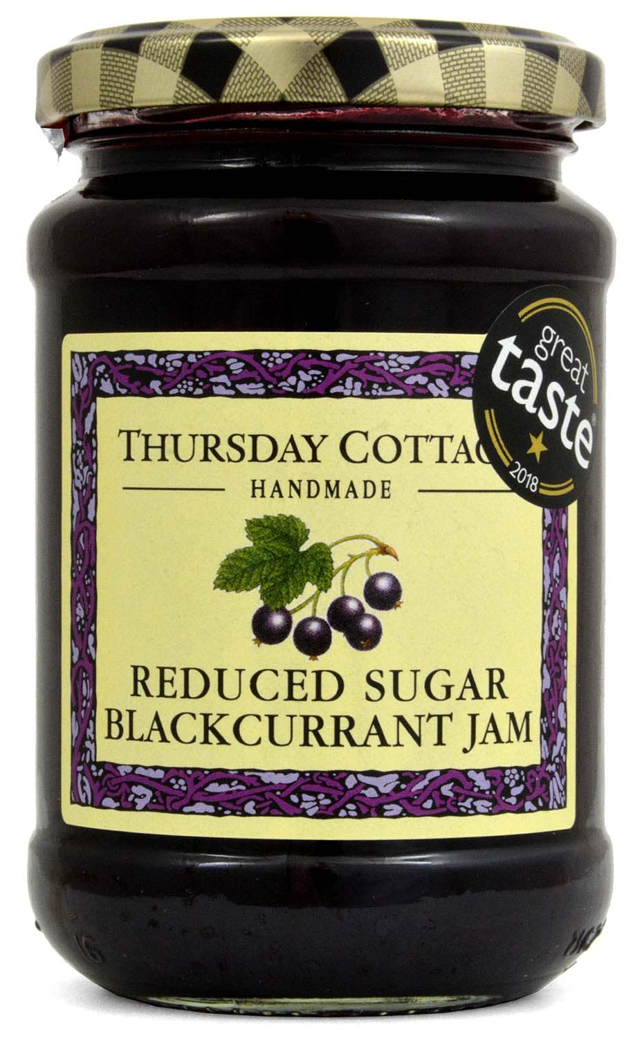 Picture of Thursday Cottage Reduced Sugar Blackcurrant Jam 315g