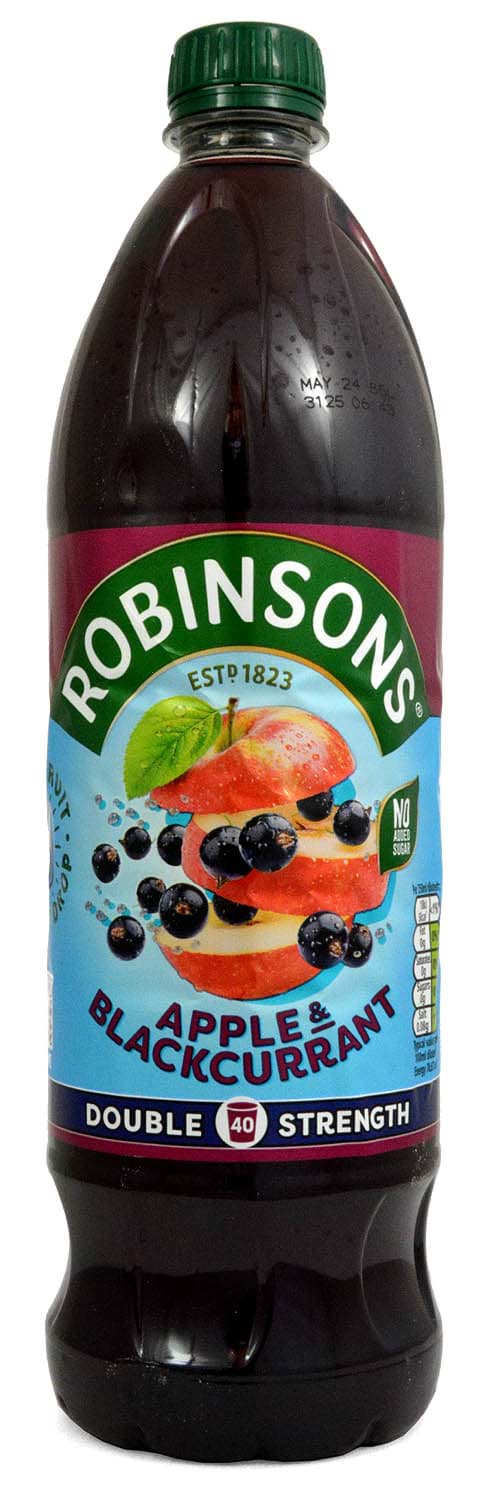 Picture of Robinsons Double Strength Apple & Blackcurrant 1 Litre