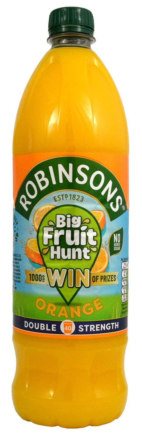 Bild von Robinsons Double Strength Orange 1 Litre Sirup