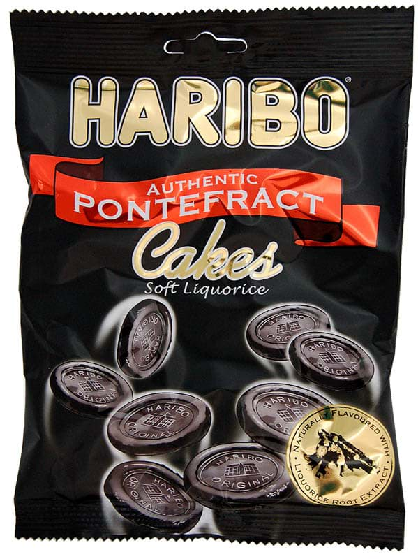 Picture of Haribo Liquorice Pontefract Cakes 160g