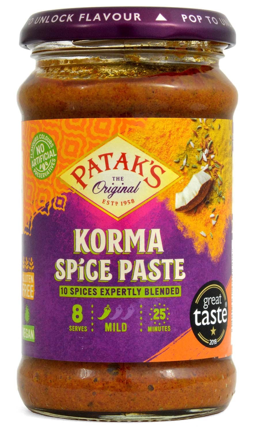 Picture of Pataks Korma Spice Paste 283g