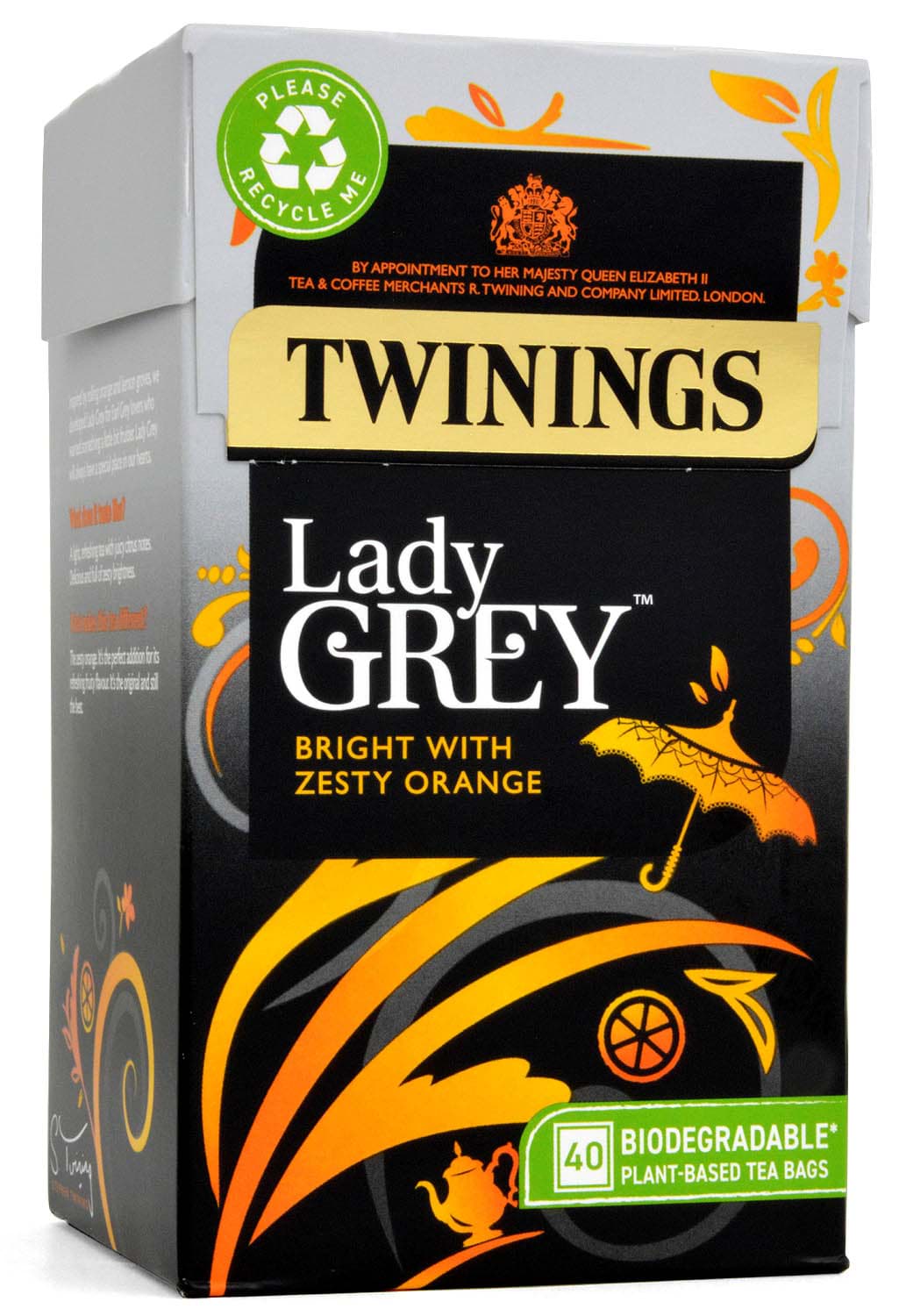 Picture of Twinings Lady Grey Tea 40 Bags 100g