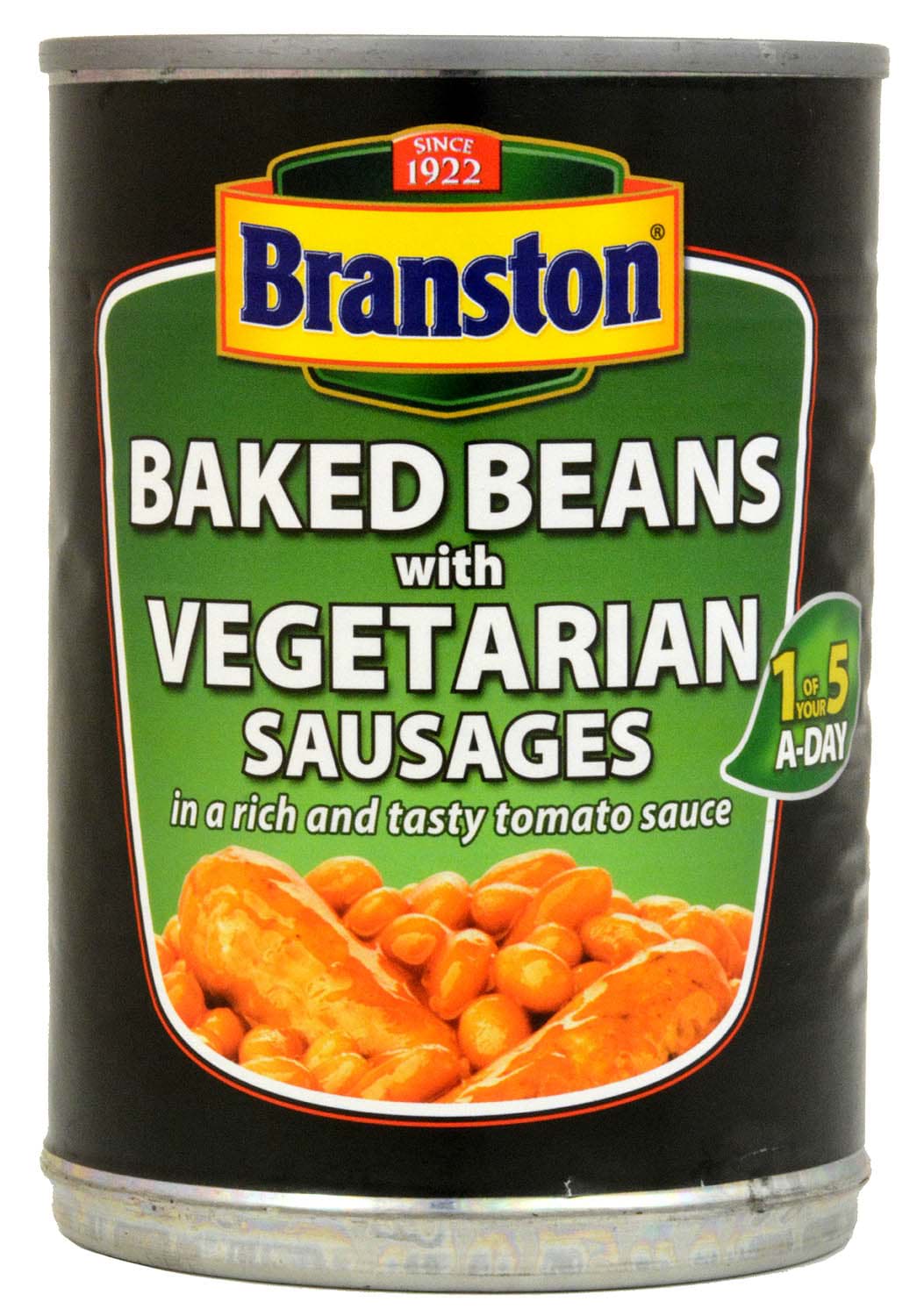 Picture of Branston Baked Beans with Vegetarian Sausages 400g