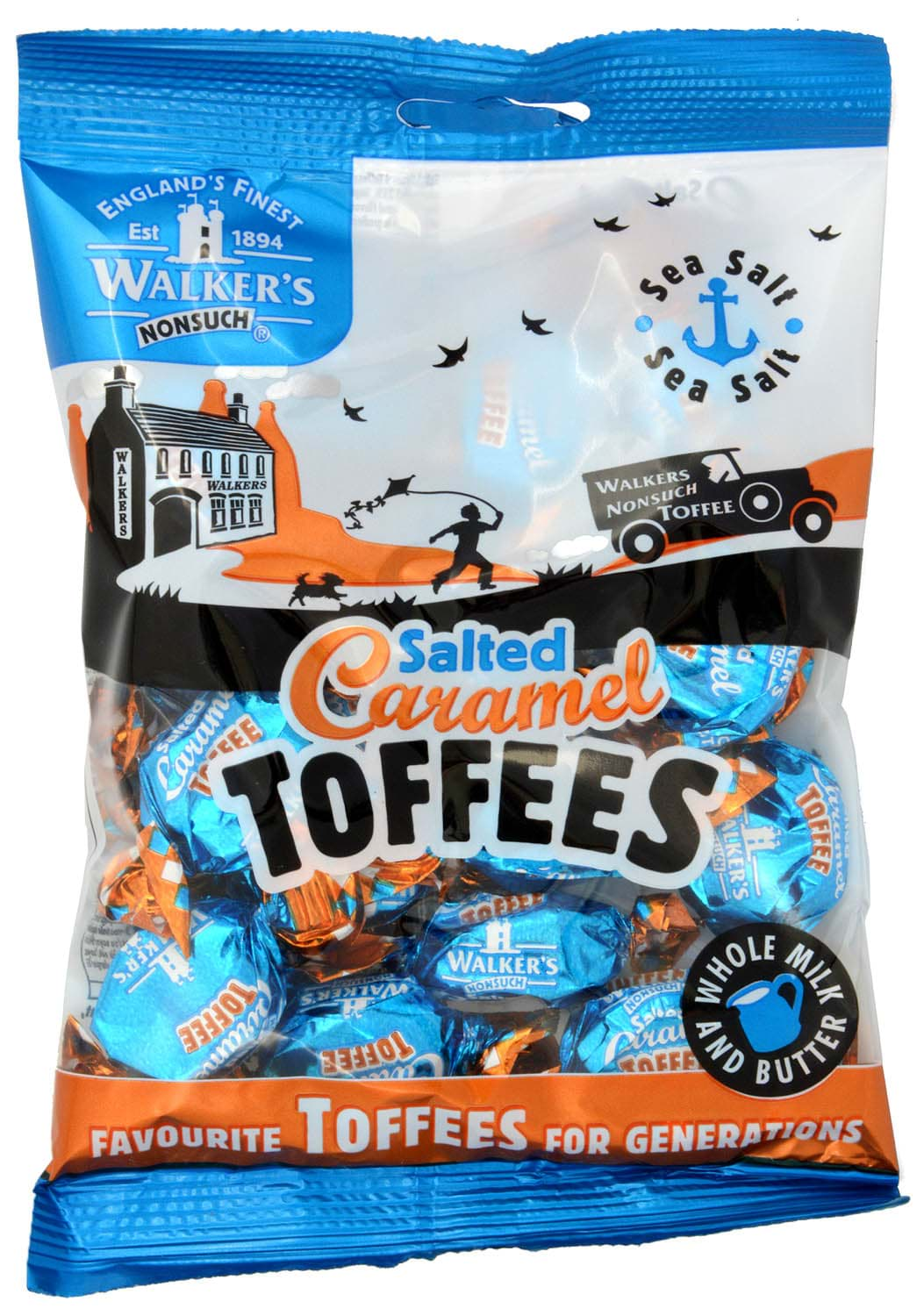 Bild von Walkers Nonsuch Salted Caramel Toffees 150g