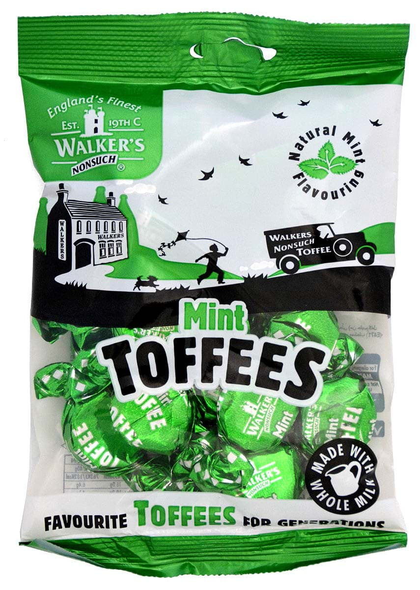 Bild von Walkers Nonsuch Mint Toffees 150g