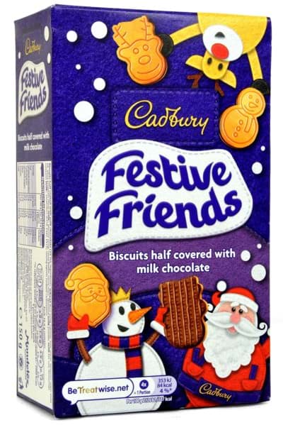 Picture of Cadbury Festive Friends Biscuits 150g
