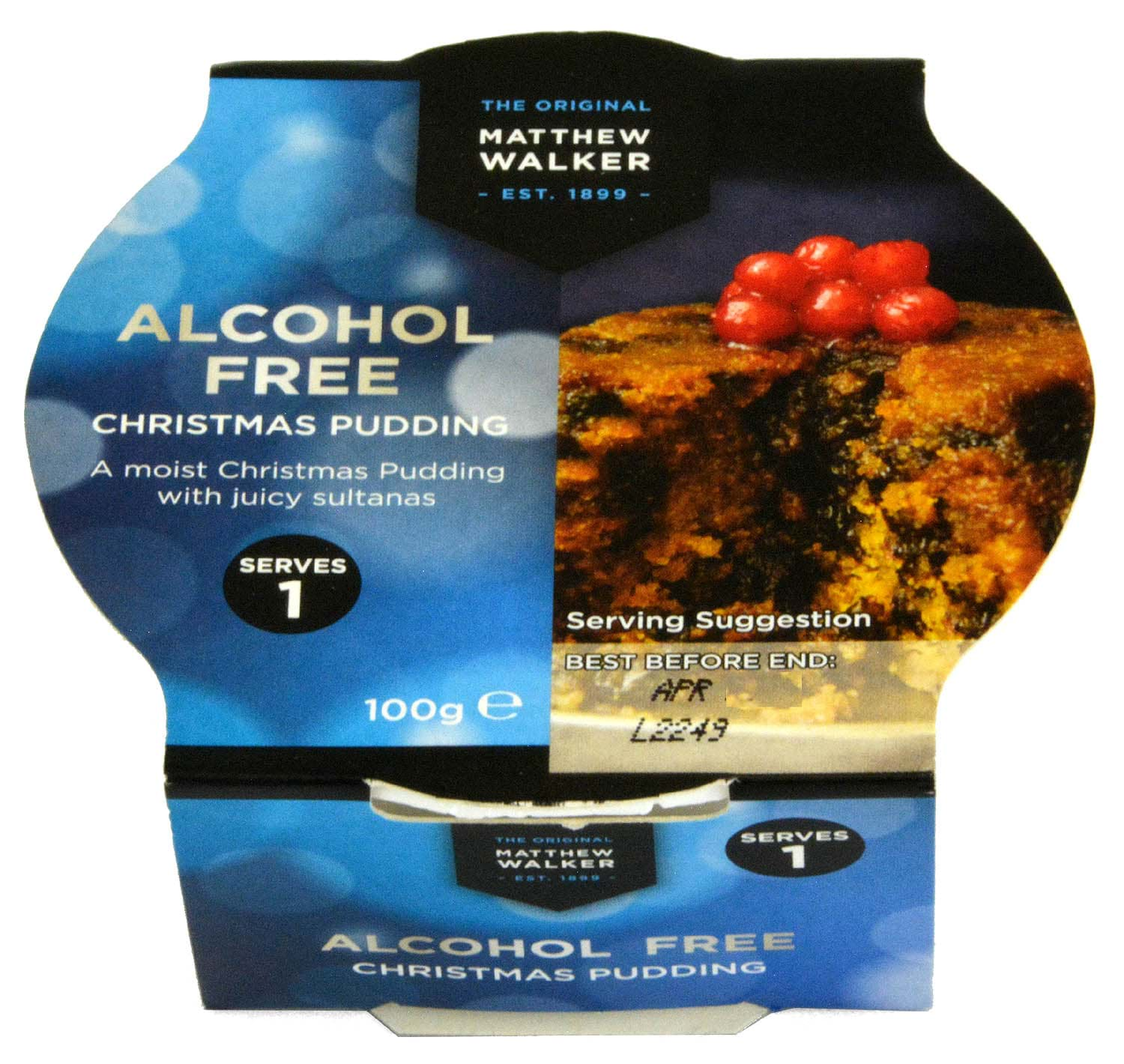 Bild von Matthew Walker Alcohol Free Christmas Pudding 100g