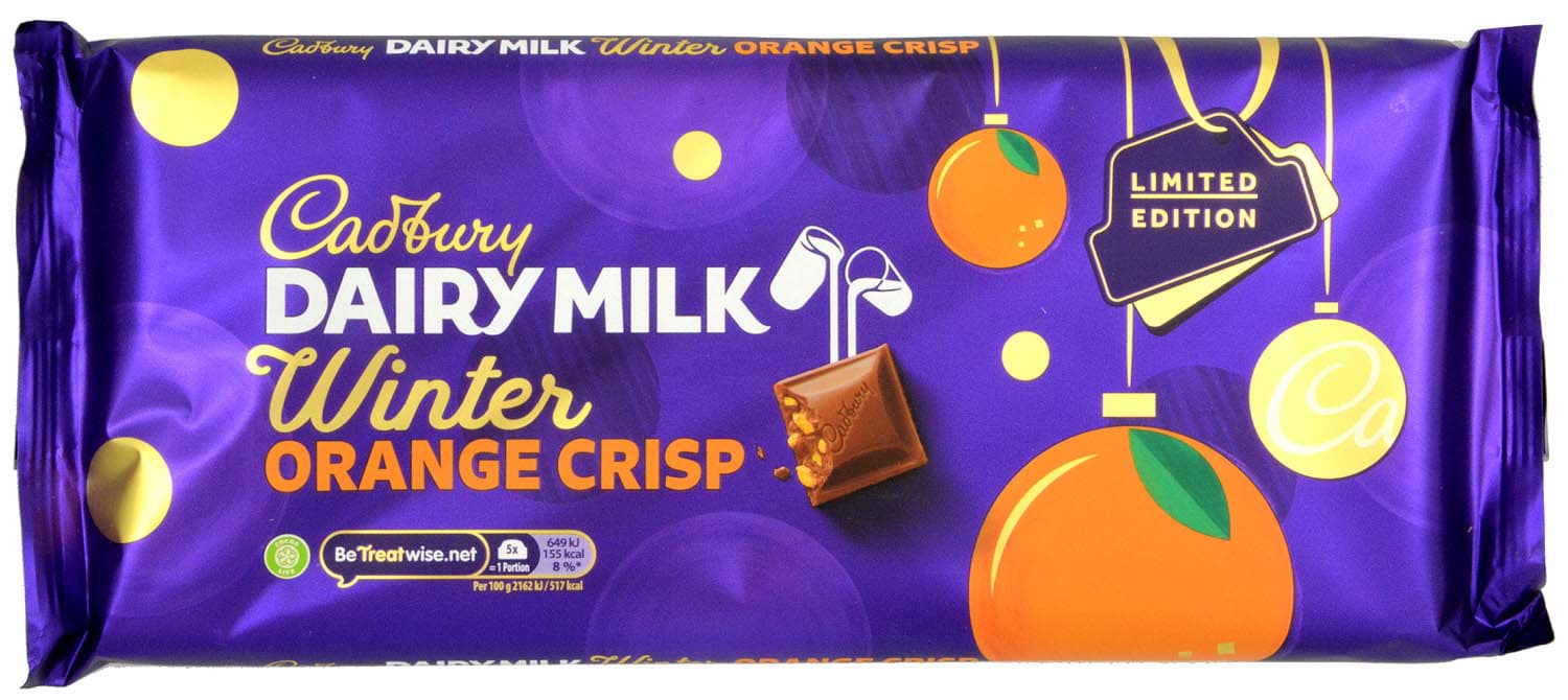 Picture of Cadbury Dairy Milk Winter Orange Crisp 360g