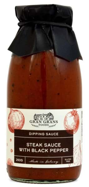 Bild von Gran Grans Foods Steak Sauce with Black Pepper 250g