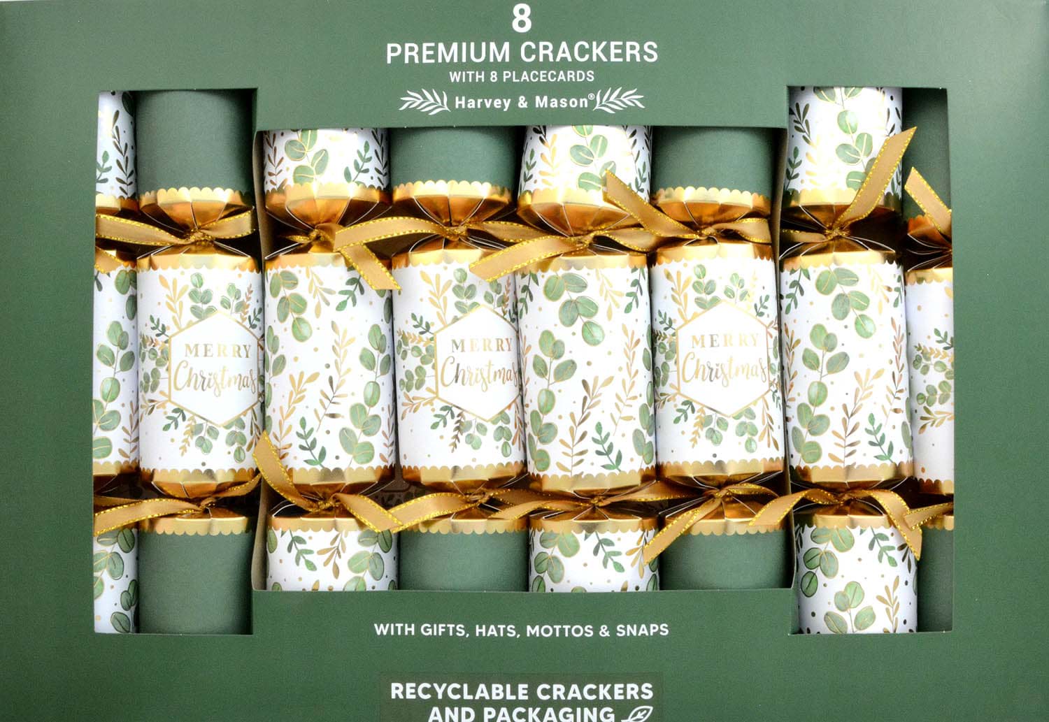 Picture of Harvey & Mason 8 Premium Crackers Eucalyptus