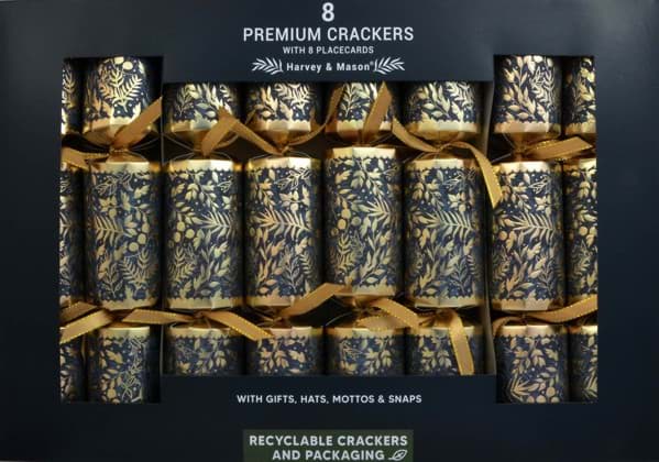 Bild von Harvey & Mason 8 Premium Crackers Berryblue