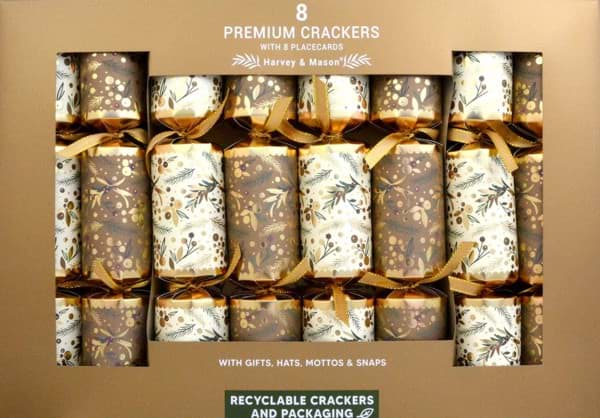 Bild von Harvey & Mason 8 Premium Crackers Goldberry