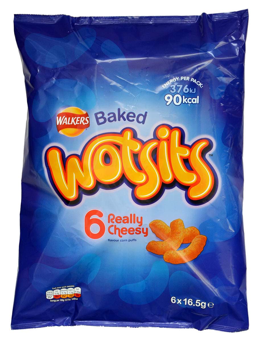 Picture of Walkers Cheesy Wotsits 6 x 16,5g