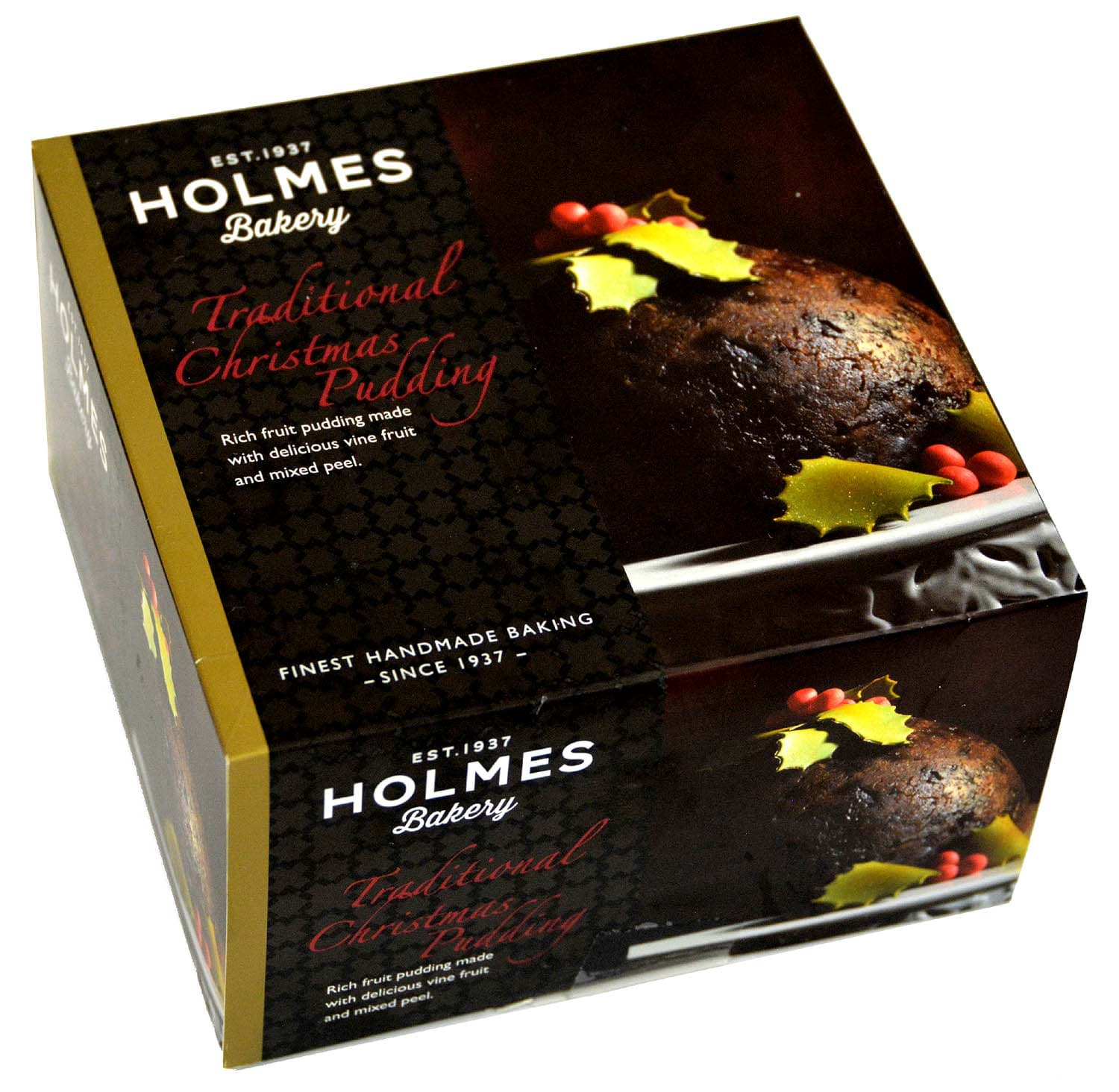 Bild von Holmes Bakery Traditional Christmas Pudding with Guinness 420g