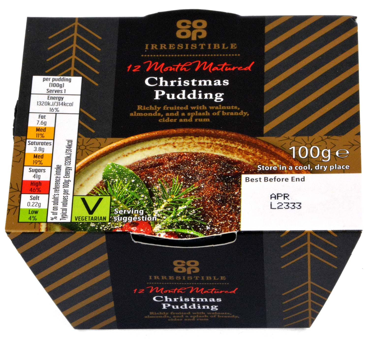 Bild von Co-op Christmas Pudding 12 Month Matured 100g