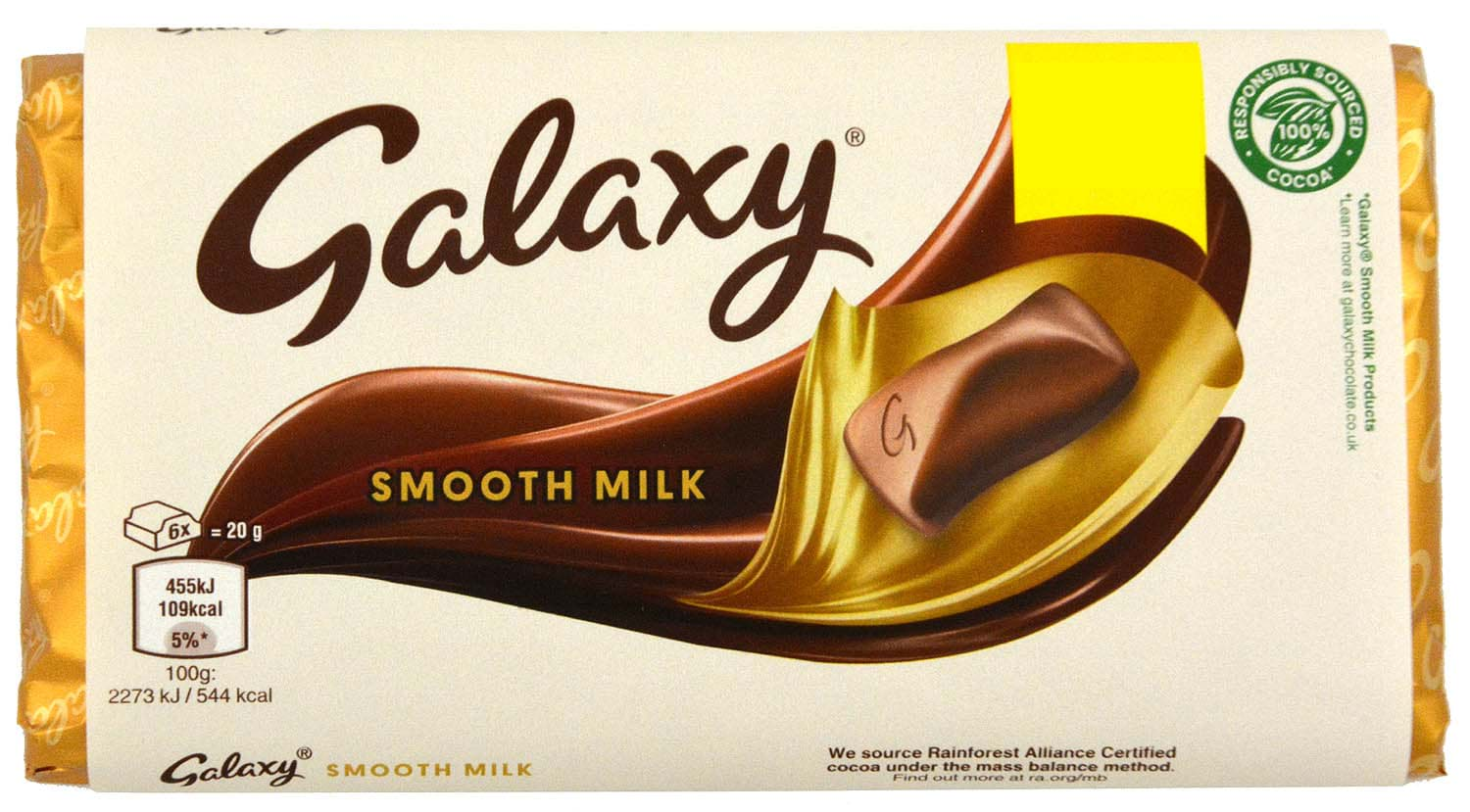 Picture of Galaxy Smooth Milk Chocolate Bar 100g