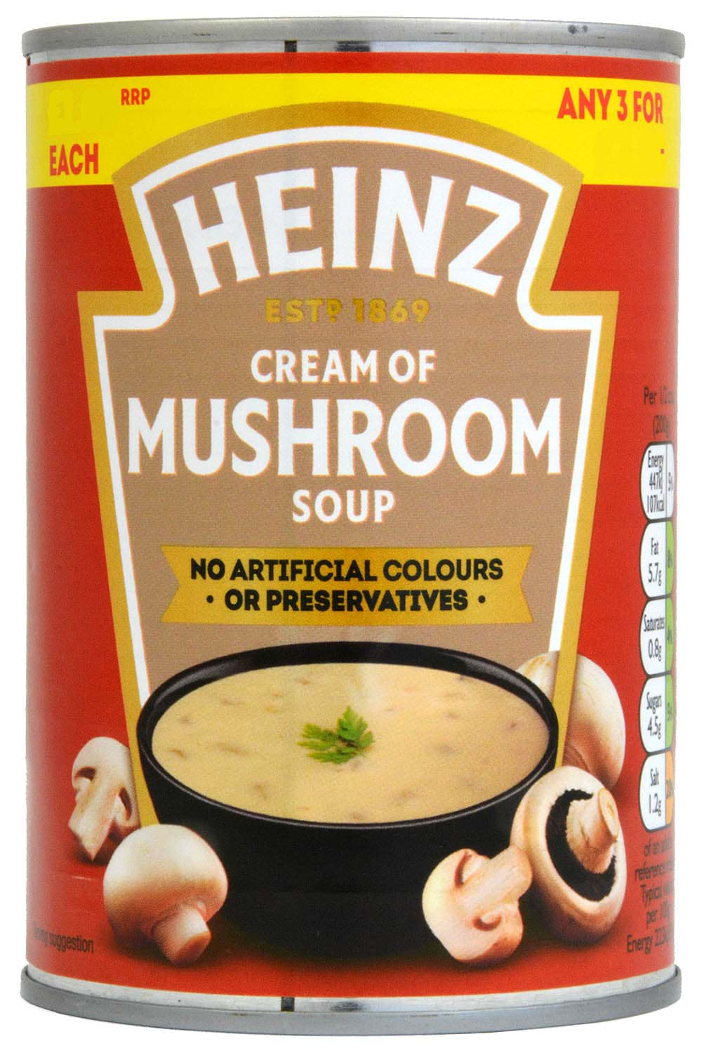 Picture of Heinz Cream of Mushroom Soup