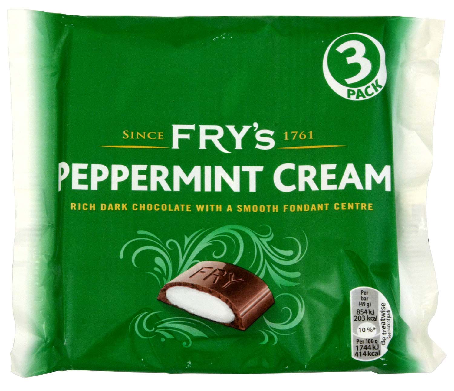 Picture of Frys Peppermint Cream 3 x 49g